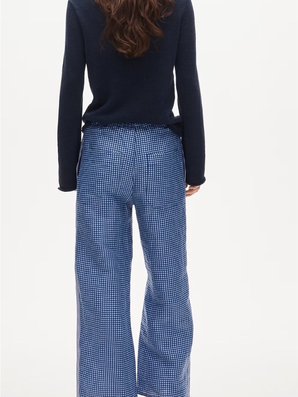 NWT XS JCrew Gingham Luna pants - Picture 3 of 8